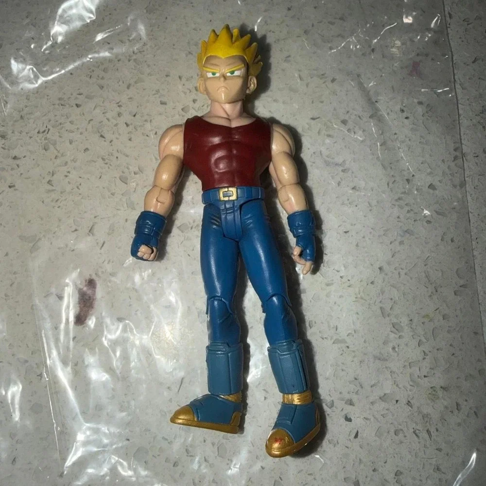 Dragon Ball Z lot of 8 action figures with orange jumpsuit, blue boots and belt